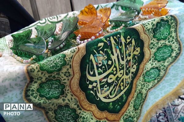 جشن میلاد بانوی صبر و شکوه در مدرسه عباسقلی رهگذر