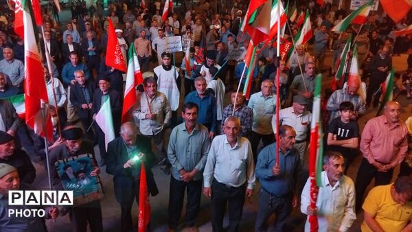 حضور حماسی نورآبادی‌ها در صد و نودمین موج بیعت