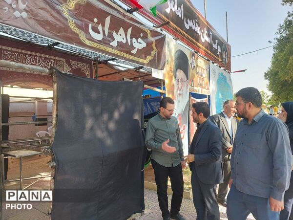 بازدید قائم مقام رئیس سازمان دانش‌آموزی از موکب اربعین در سنندج