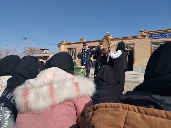 جشن میلاد امام زمان در هنرستان شهید شهیدی خلیل آباد 