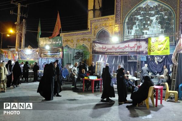 همگامی شورانگیز مردم کازرون در بدرقه رهبر شهید