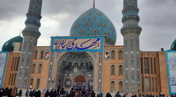 جشن نیمه‌ شعبان در جمکران 