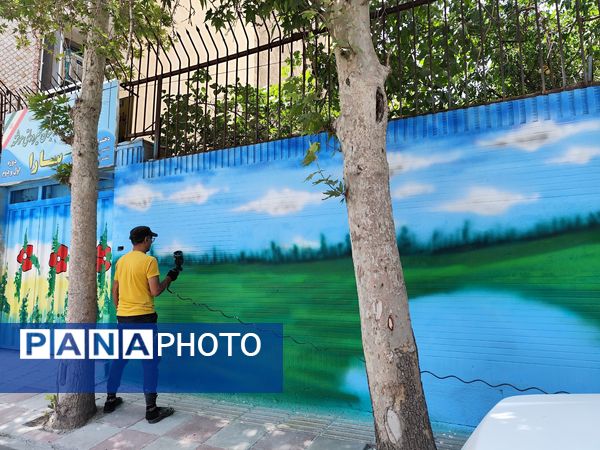 انجام پروژه مهر با هدف خلق مدرسه‌ای شاداب در دبستان ســـــارا شهرستان ملارد