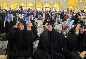 شب نوزدهم ماه مبارک رمضان در حرم مطهر رضوی