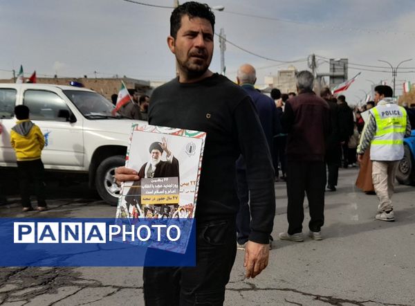 راهپیمایی مردم جعفرآباد قم در جشن سالگرد پیروزی انقلاب