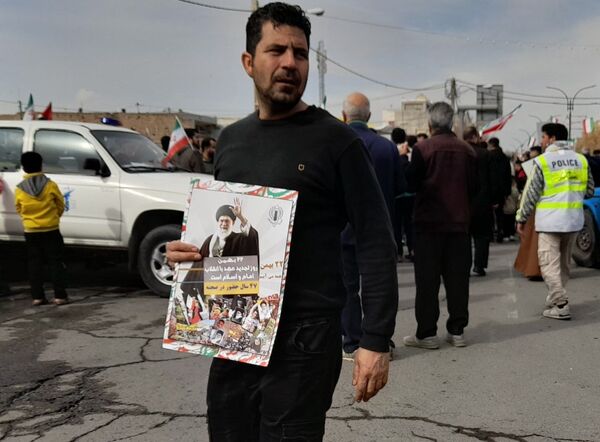 راهپیمایی مردم جعفرآباد قم در جشن سالگرد پیروزی انقلاب