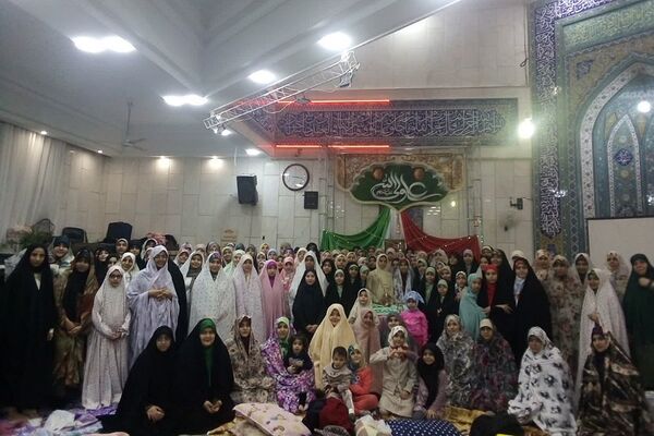 حضور دانش‌آموزان ناحیه 2 شهرری در مراسم اعتکاف دانش‌آموزی 