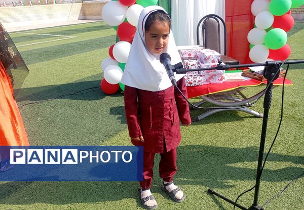 جشن دهه فجر در روستای لاور فین