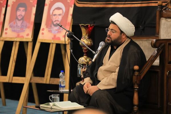 مراسم عزاداری امام صادق(ع) در مصلی هشتگرد 