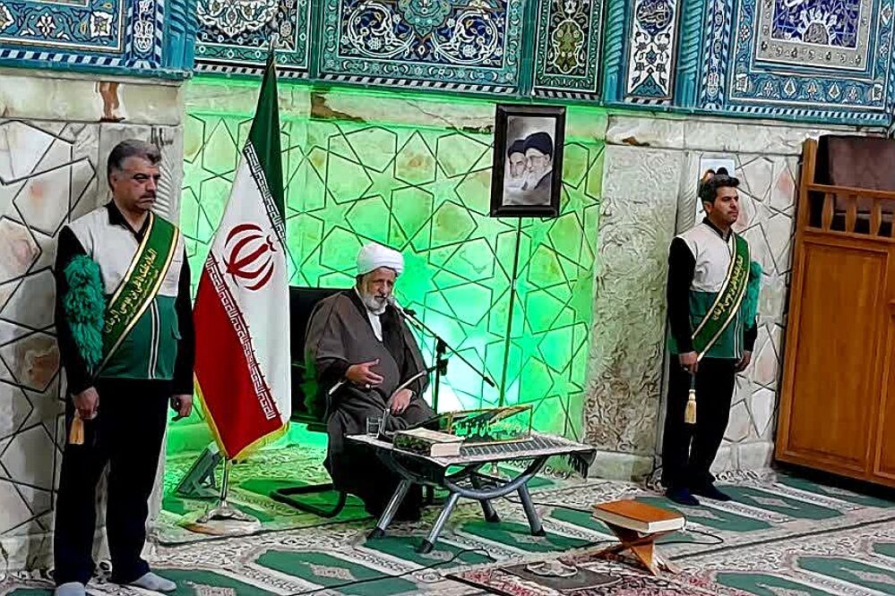 مراسم چهلم شهادت سید مقاومت و سردار نیلفروشان در شهرستان ورامین