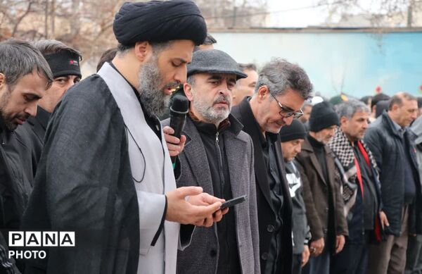 تشییع پیکر پاسدار علی خانی در نظرآباد