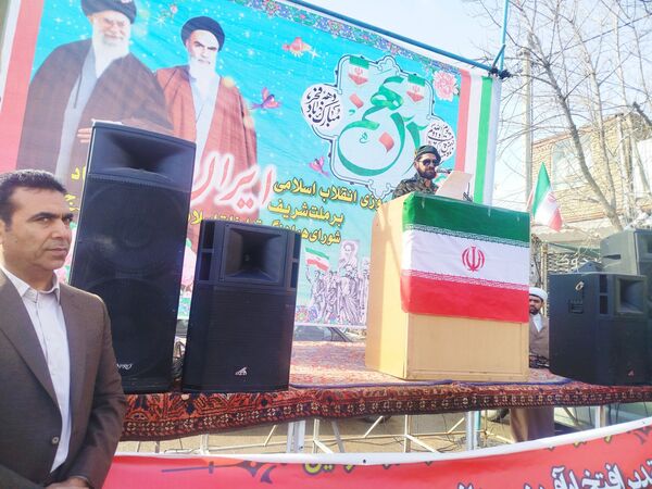 پاسخ حماسی مردم انقلابی فاروج به استکبار جهانی با حضور در راهپیمایی ۲۲بهمن 