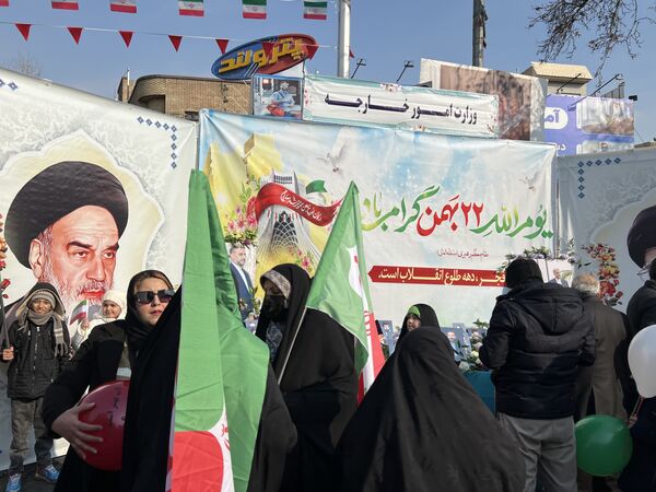 شور اسلامی در مسیر راهپیمایی تهران