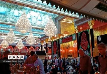 موکب‌داری نوجوانان ایرانی در نجف اشرف