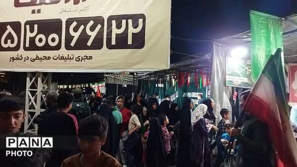 موکب پارک دانشجو در شصت و هفتمین شب از اجتماعات مردمی نیشابور 
