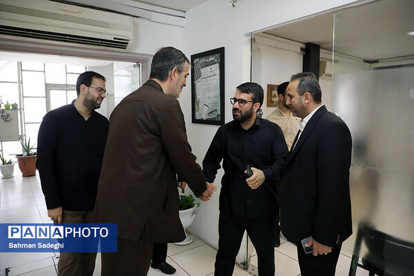 بازدید دبیر قرارگاه عدالت تربیتی وزارت آموزش و پرورش از خبرگزاری پانا