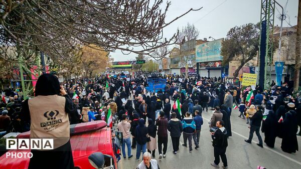 حضور حماسی مردم در راهپیمایی روز قدس در نیشابور 
