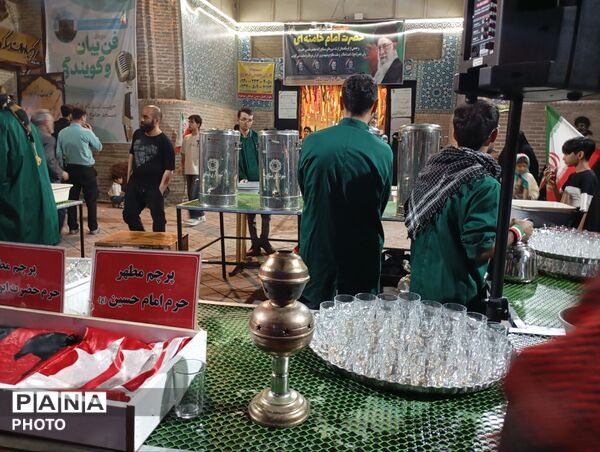  قاب پانا میزبان چایخانه های حسینه امام خمینی (ره)