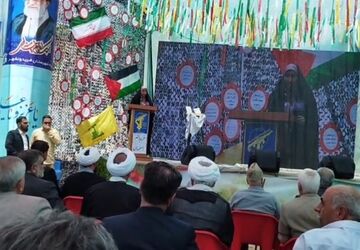 دکلمه خوانی دانش آموز خبرنگار پانا در اولین سالگرد شهدای خدمت 