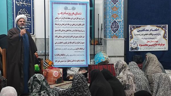مراسم اعتکاف در شهرستان قروه