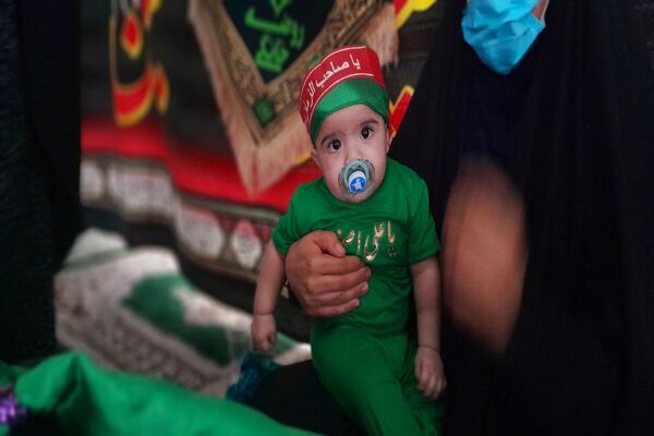 مراسم شیرخوارگان حسینی در شهرستان لنده