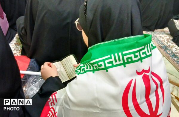 اجتماع بزرگ دختر ایران در حرم بانوی کرامت