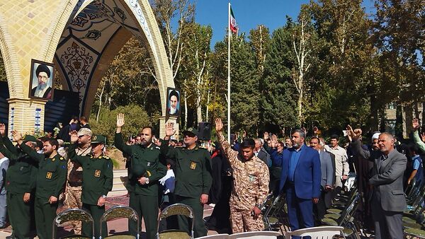  آیین افتتاحیه یادمان شهید دانش آموز اردوگاه باغرود نیشابور