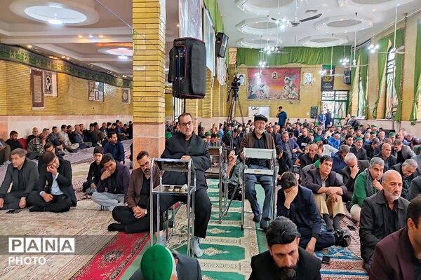 مراسم عزاداری شهادت امام جعفر صادق علیه السلام در حسینیه شهربار