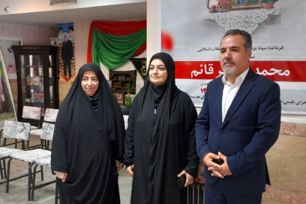 آیین افتتاحیه طرح شهید سلیمانی در دبستان منتظر قائم شهرری
