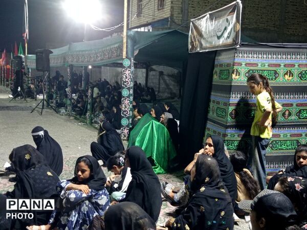 آیین سنتی تعزیه‌خوانی «عروسی شاهزاده قاسم» در محله زرکی میناب