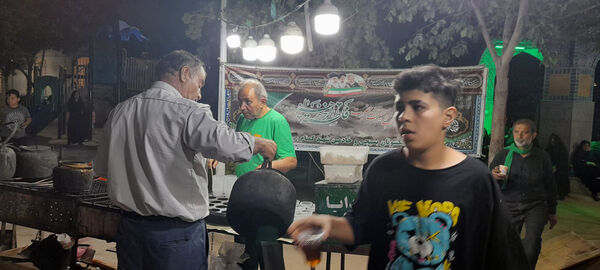 مراسم دعا و نیایش در جوار مزار شهید گمنام بوستان امام حسن مجتبی(ع) قم