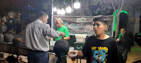 مراسم دعا و نیایش در جوار مزار شهید گمنام بوستان امام حسن مجتبی(ع) قم