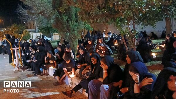 کوی بسیجیان پلدختر در سوگ قافله‌سالار عشق، اشک ماتم می‌ریزد