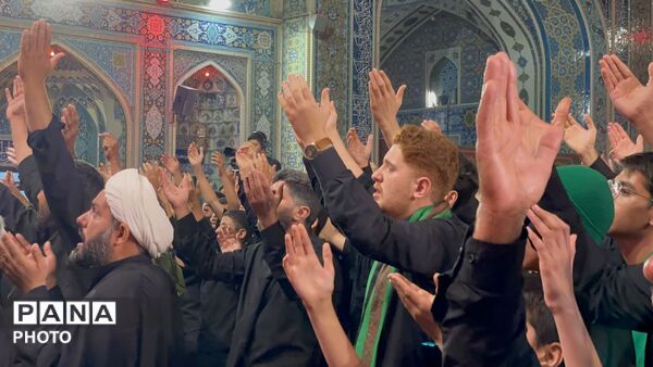 عزاداری هیأت یزد در حرم مطهر رضوی