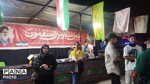 موکب پارک دانشجو در هفتاد و سومین شب از اجتماعات مردمی 