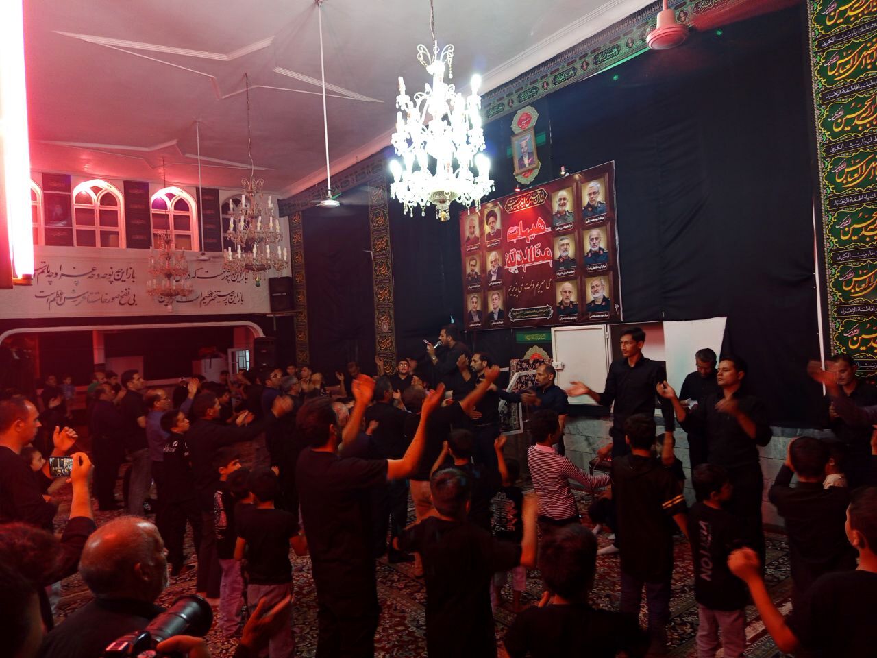 دومین شب ماه محرم در تکیه حسینی قوژد