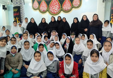 تجمع نوگلان فاطمی شهر ایزدخواست در شهادت حضرت زهرا (س)