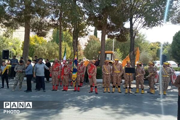 حضور مردم زرقان در رزمایش جان‌فدایان ایران