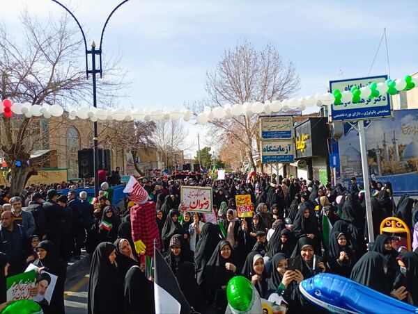  راهپیمایی بیست و دو بهمن در کاشمر