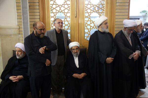 مراسم بزرگداشت والده «سید حسن نصرالله» در قم