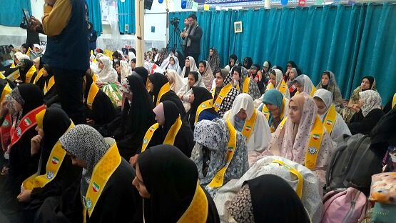 حضور قائم مقام وزیر در سازمان دانش‌آموزی در جمع دانش‌آموزان معتکف شهرستان اسفراین