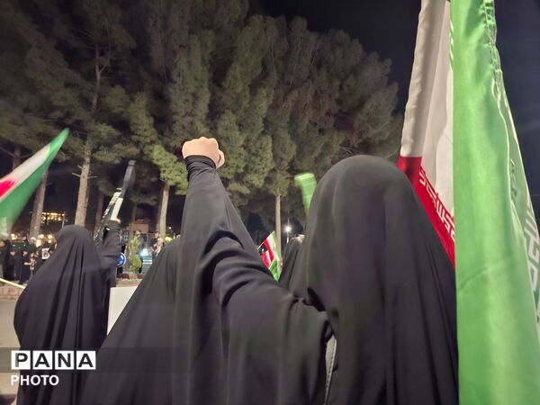 پژواک بیعتِ دل‌های بیدار مردم شهرستان رشتخوار در شب بیست‌ونهم
