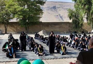 آغاز سال تحصیلی با طنین زنگ مهر در مدرسه الزهرا و فاطمیه منطقه کوهنانی 