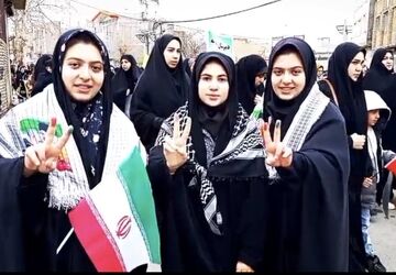راهپیمایی ۲۲ بهمن و حضور حماسی مردم چایپاره 