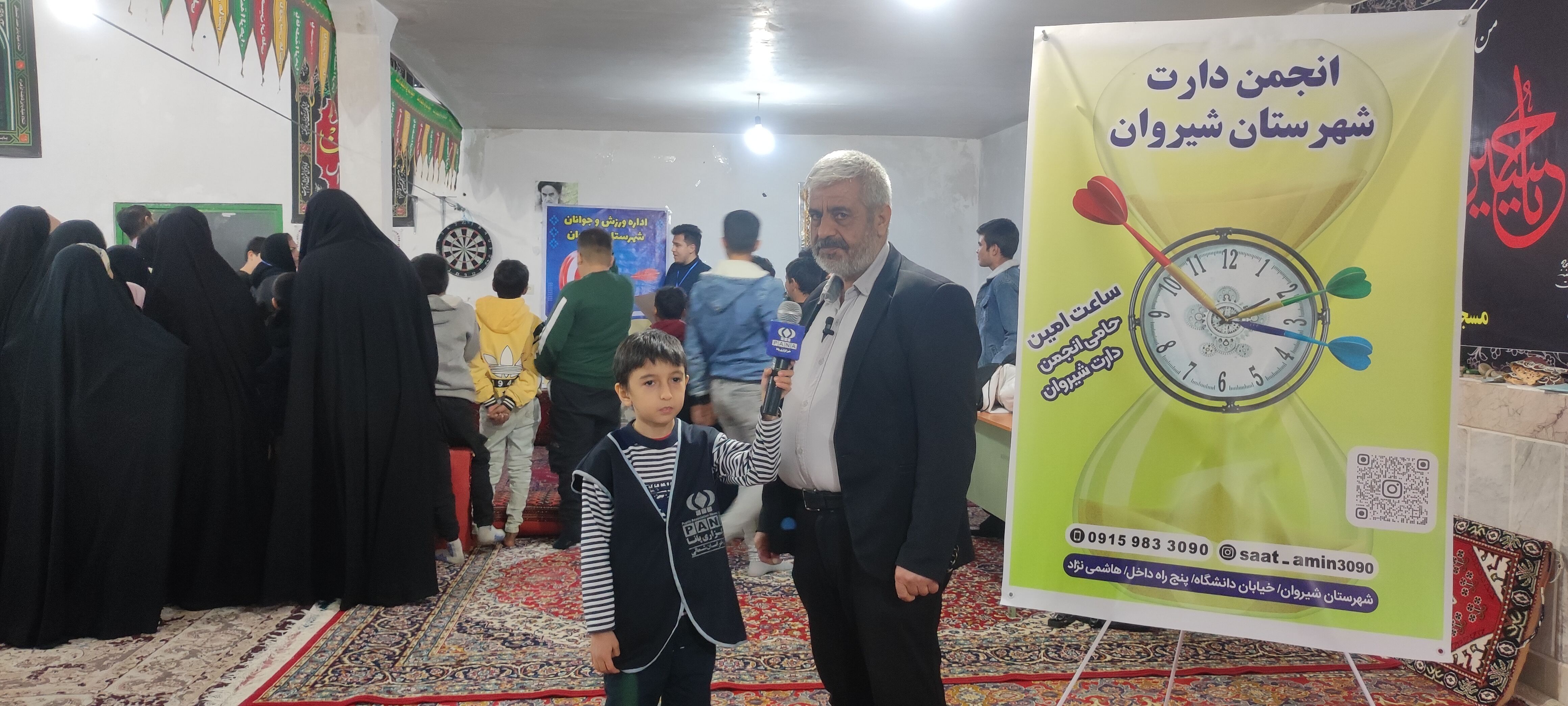 استعدادیابی مسابقات دارت در روستای چلو شهرستان شیروان