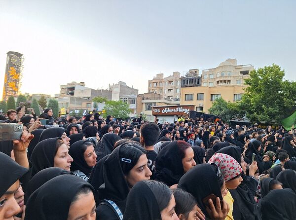 آیین خیمه سوزان عصر عاشورا در مشهد