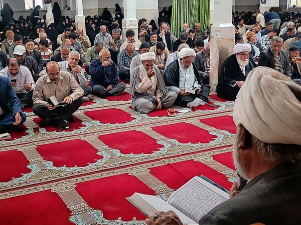 مراسم دعای عرفه در شهر درق