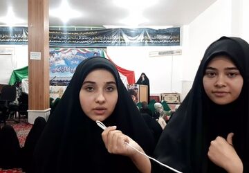 همایش دختران جان فدای ایران در شهر جعفریه