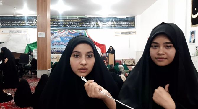 همایش دختران جان فدای ایران در شهر جعفریه