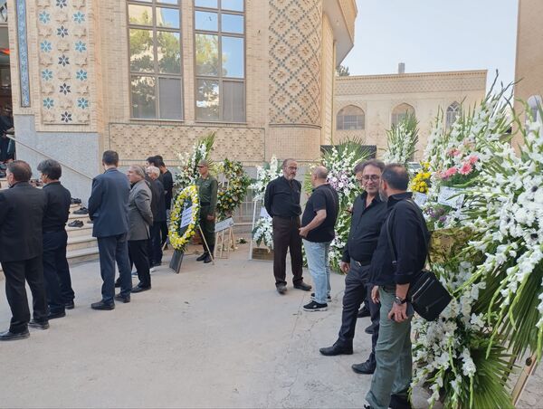 تشییع پیکر زنده یاد جناب سرهنگ حسین بیات مختاری